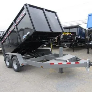 BWise 7 x 12 Heavy Duty Dump Trailer – 44″ Solid Sides