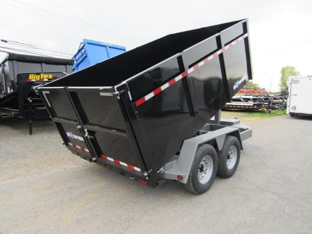 BWise 7 x 12 Heavy Duty Dump Trailer – 44″ Solid Sides - Image 3