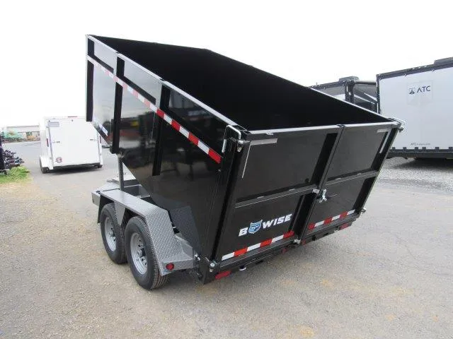 BWise 7 x 12 Heavy Duty Dump Trailer – 44″ Solid Sides - Image 5