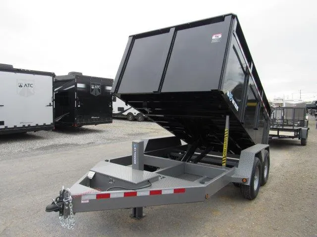 BWise 7 x 12 Heavy Duty Dump Trailer – 44″ Solid Sides - Image 6