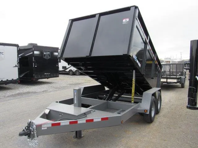 BWise 7 x 12 Heavy Duty Dump Trailer – 44″ Solid Sides - Image 4