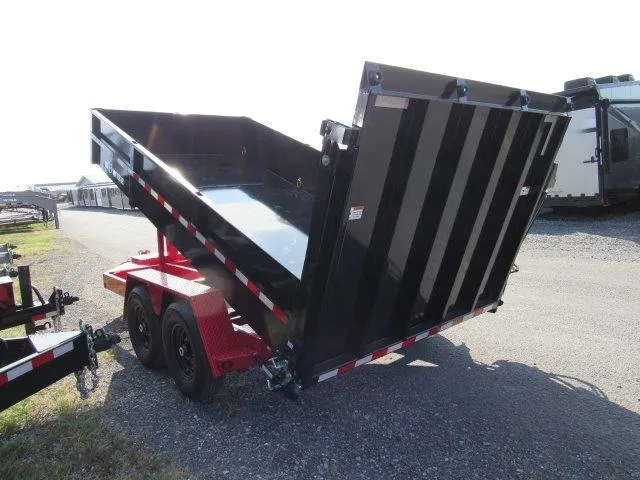 BWise 7 x 14 Low Profile Dump Trailer – Hydraulic Ramp Gate - Image 7