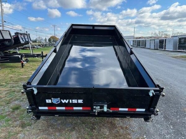 BWise 7 x 16 Low Profile Dump Trailer – 16,000 GVW - Image 3