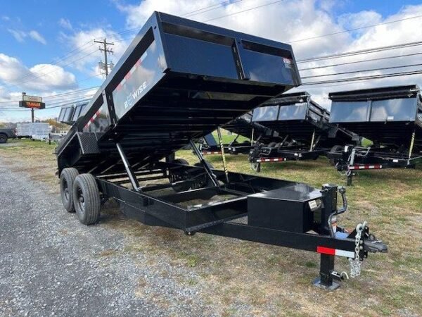 BWise 7 x 16 Low Profile Dump Trailer – 16,000 GVW - Image 8