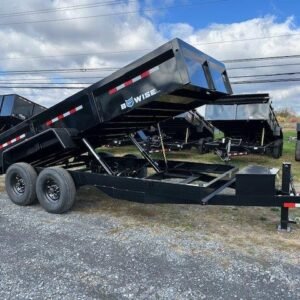 BWise 7 x 16 Low Profile Dump Trailer – 16,000 GVW