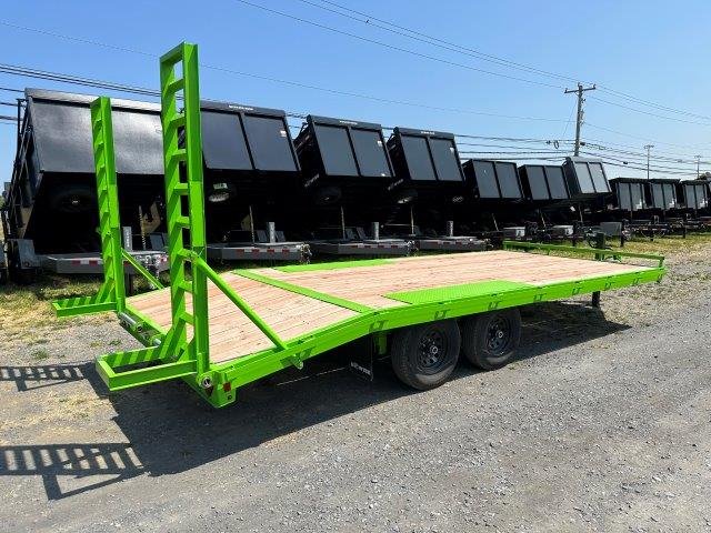 BWise 8 x 20 Deckover Equipment Trailer – Ladder Ramps - Image 5