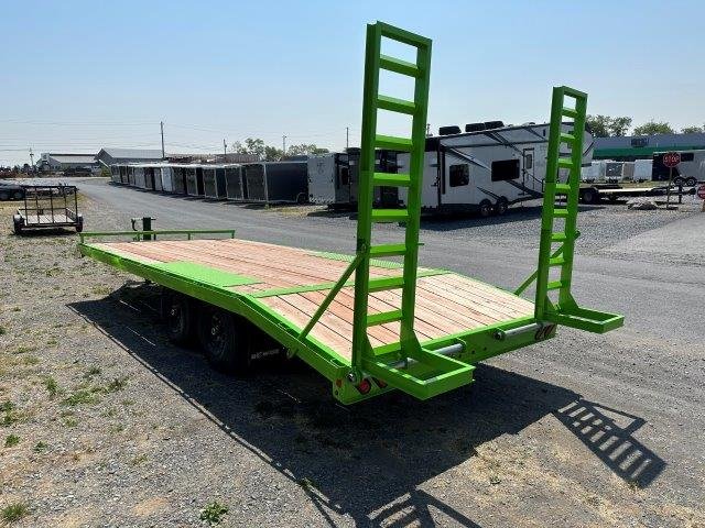BWise 8 x 20 Deckover Equipment Trailer – Ladder Ramps - Image 6