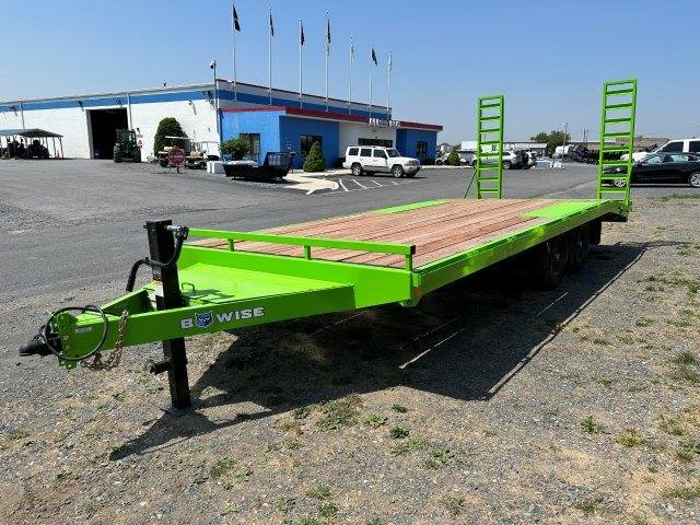 BWise 8 x 20 Deckover Equipment Trailer – Ladder Ramps - Image 4