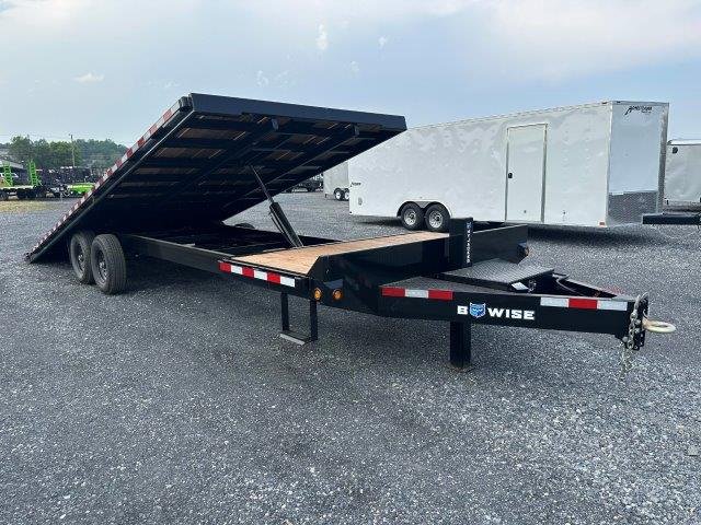 BWise 8 x 26 Deckover Equipment Trailer – Split Tilt Deck - Image 6
