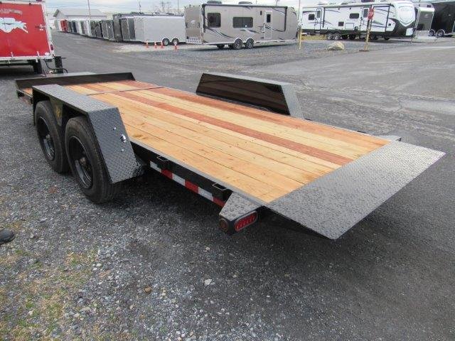BWise 7 x 18 Low Profile Split-Tilt Equipment Trailer – 8K Axles - Image 7