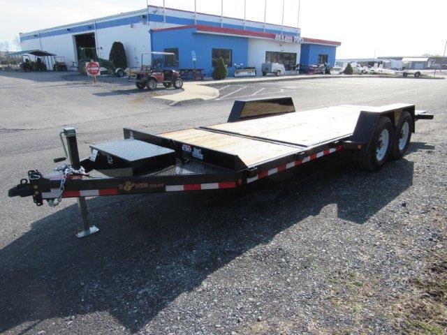 BWise 7 x 20 Low Profile Split-Tilt Equipment Trailer – Gravity Tilt - Image 4