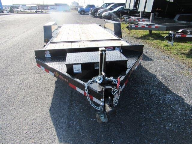 BWise 7 x 20 Low Profile Split-Tilt Equipment Trailer – Gravity Tilt - Image 9