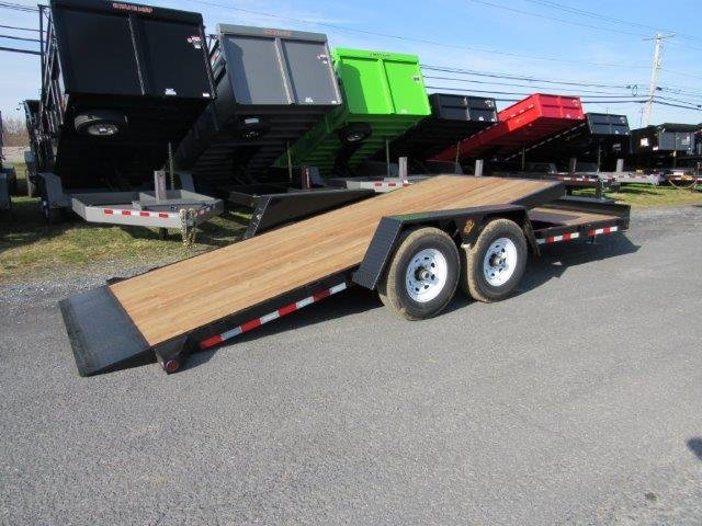 BWise 7 x 20 Low Profile Split-Tilt Equipment Trailer – Gravity Tilt - Image 10