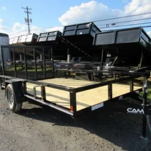 Cam Superline 7 x 12 Landscape Utility Trailer – Rear Landscape Gate