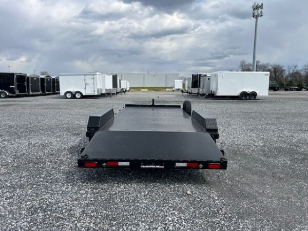 CAM Superline 7 x 18 Steel Deck Car Hauler – Aluminum Wheels - Image 3