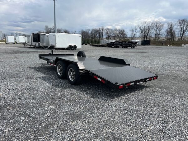 CAM Superline 7 x 18 Steel Deck Car Hauler – Aluminum Wheels - Image 6