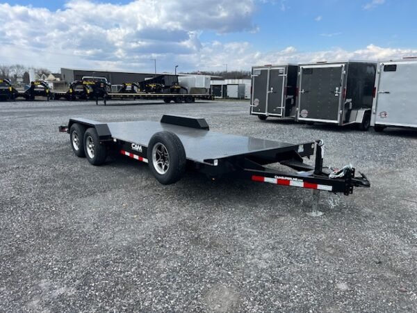 CAM Superline 7 x 20 Steel Deck Car Hauler – Aluminum Wheels - Image 2