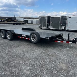 CAM Superline 7 x 20 Steel Deck Car Hauler – Aluminum Wheels