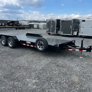 CAM Superline 7 x 20 Steel Deck Car Hauler – Aluminum Wheels