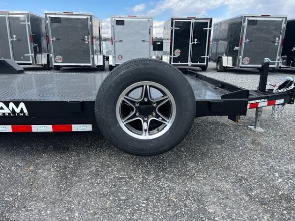 CAM Superline 7 x 20 Steel Deck Car Hauler – Aluminum Wheels - Image 8