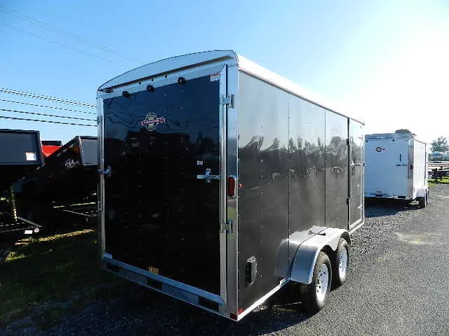 Carry-On 7 x 16 Enclosed V-Nose Cargo Trailer – 6″ Extended Height! - Image 11