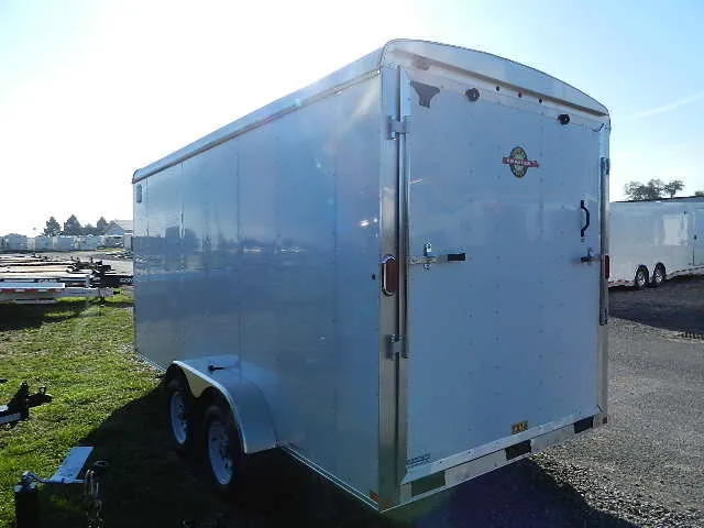 Carry-On 7 x 16 Enclosed V-Nose Cargo Trailer – 6″ Extended Height! - Image 7