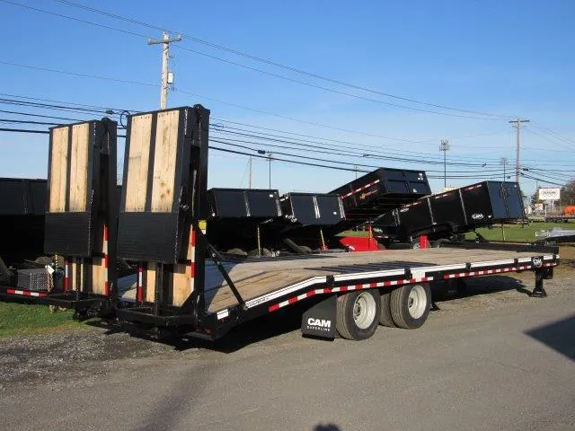 CAM Superline 8 x 29 Heavy Equipment Trailer – Air Powered Ramps - Image 5