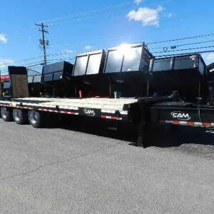 CAM Superline 8 x 29 Heavy Equipment Trailer – Air Powered Ramps