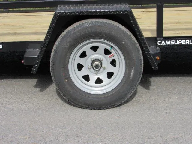 Cam Superline 6 x 12 Landscape Utility Trailer – Ramp Gate - Image 8