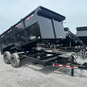 CAM Superline 7 x 14 High Side Dump Trailer – Scissor Lift