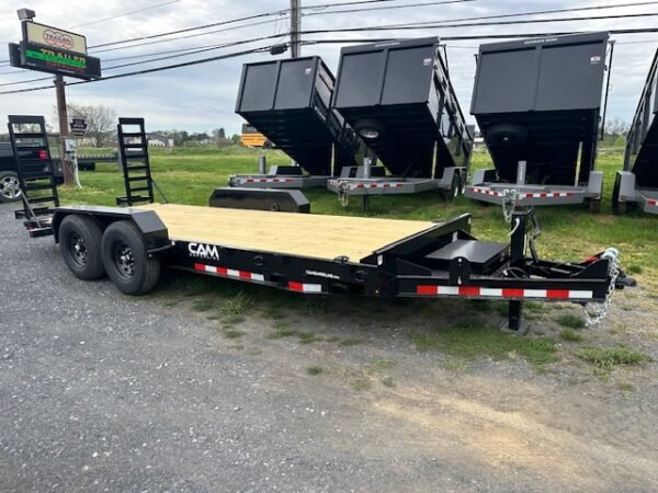 CAM Superline 7 x 18 Low Profile Equipment Trailer - Image 4