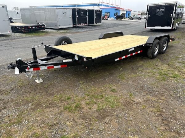 CAM Superline 7 x 20 Open Car Hauler – Slide Out Ramps - Image 4