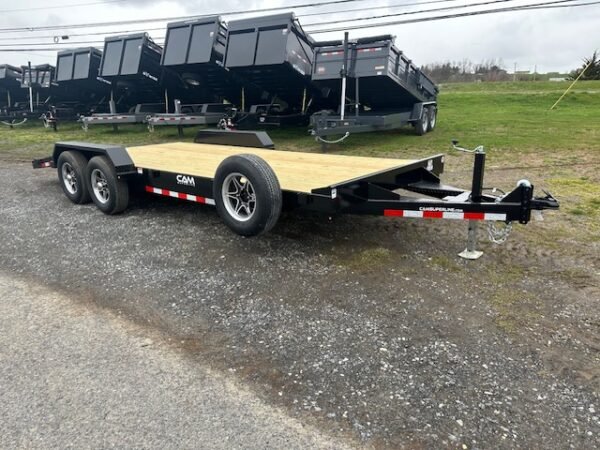 CAM Superline 7 x 20 Open Car Hauler – Slide Out Ramps