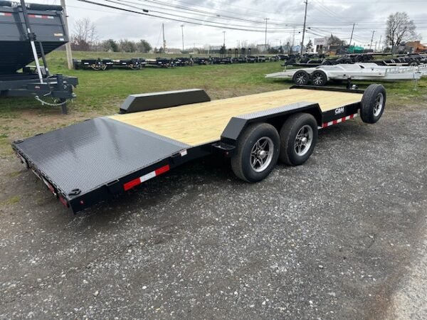 CAM Superline 7 x 20 Open Car Hauler – Slide Out Ramps - Image 5