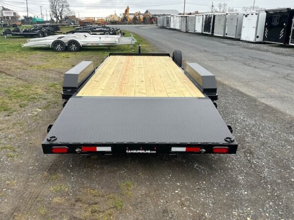 CAM Superline 7 x 20 Open Car Hauler – Slide Out Ramps - Image 3