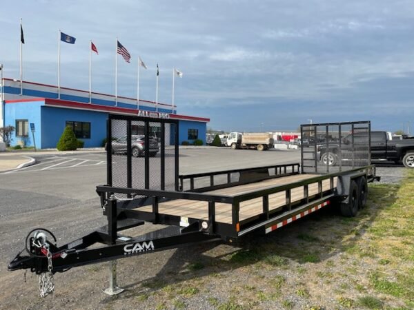 Cam Superline 7 x 24 Landscape Utility Trailer – Side ATV Ramp - Image 4