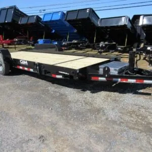CAM Superline 7 x 21 Low Profile Equipment Trailer – Split-Tilt