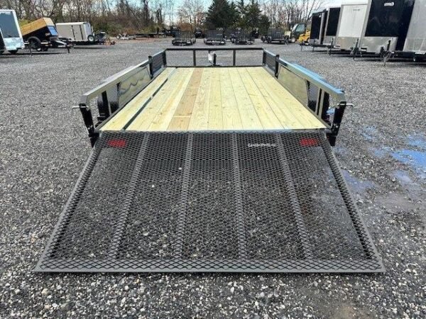 Cam Superline 7 x 14 Landscape Utility Trailer – Side ATV Ramps - Image 3