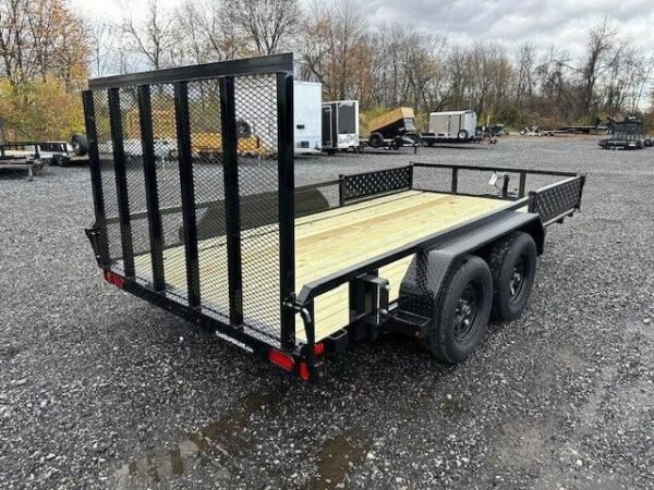 Cam Superline 7 x 14 Landscape Utility Trailer – Side ATV Ramps - Image 7