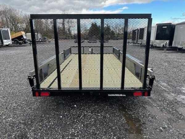 Cam Superline 7 x 14 Landscape Utility Trailer – Side ATV Ramps - Image 6