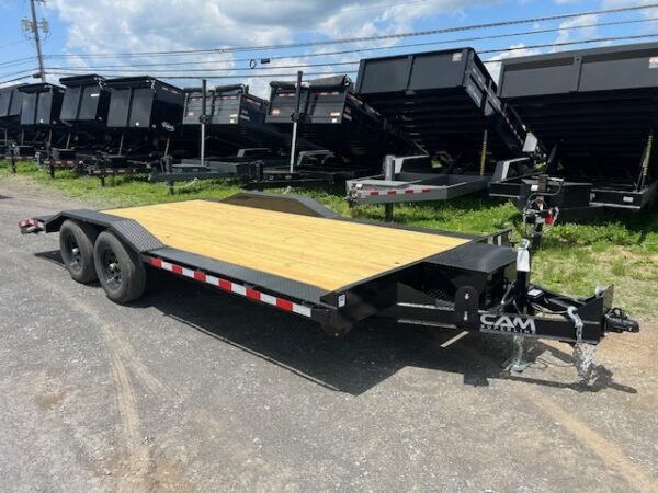 CAM Superline 7 x 18 Equipment Trailer – Drive Over Fenders