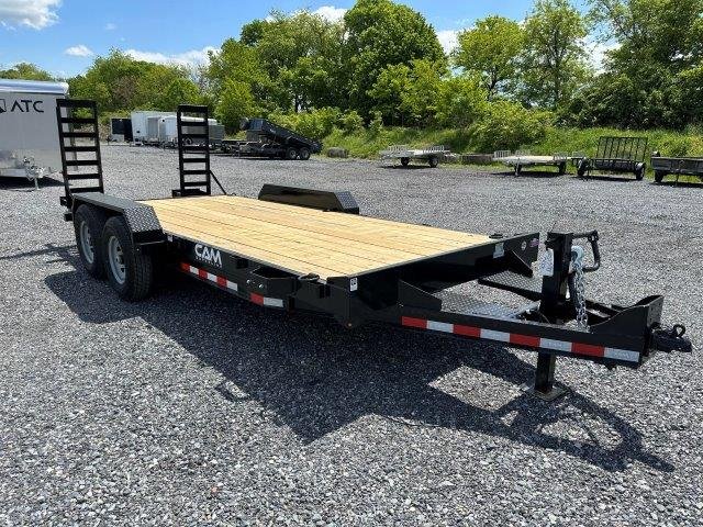 CAM Superline 7 x 18 Equipment Trailer – Self-Clean Beavertail
