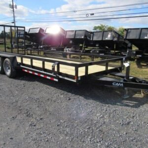 Cam Superline 7 x 20 Landscape Utility Trailer – Rear Landscape Gate