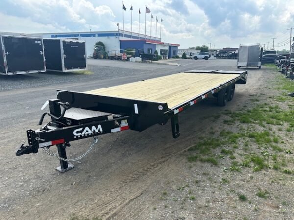 CAM Superline 8 x 25 Deckover Equipment Trailer – Super Ramps - Image 4