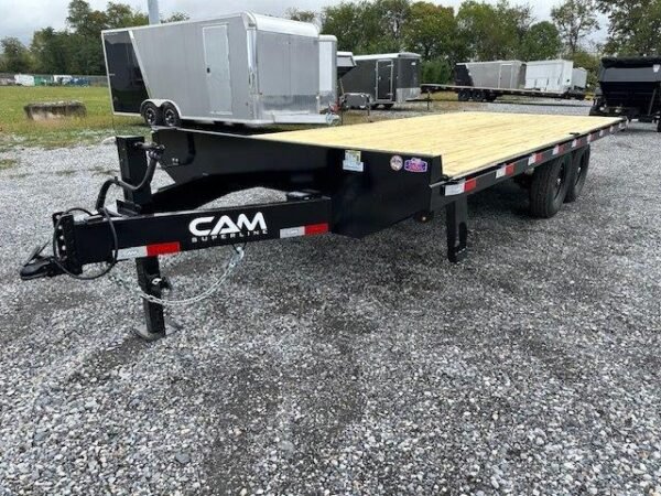 CAM Superline 8.5 x 20 Deckover Equipment Trailer – Slide Out Ramps - Image 4
