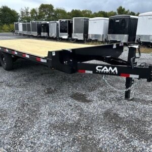 CAM Superline 8.5 x 20 Deckover Equipment Trailer – Slide Out Ramps