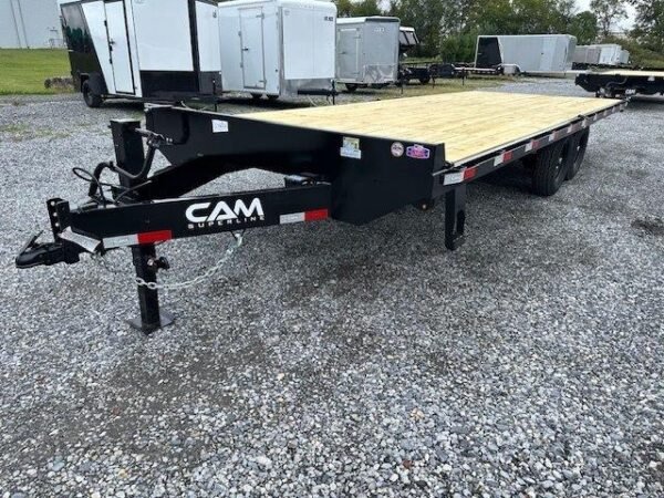 CAM Superline 8.5 x 22 Deckover Equipment Trailer – Slide Out Ramps - Image 10