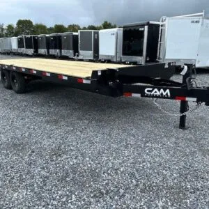 CAM Superline 8.5 x 24 Deckover Equipment Trailer – Slide Out Ramps