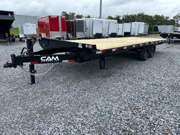 CAM Superline 8.5 x 24 Deckover Equipment Trailer – Slide Out Ramps - Image 4