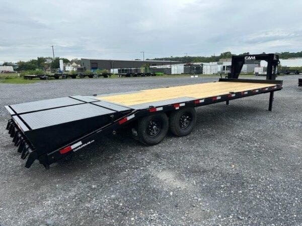 CAM Superline 8 x 25 Gooseneck Deckover Equipment Trailer - Image 5